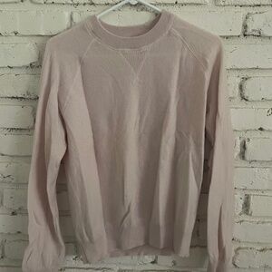 Quince baby pink cashmere sweater